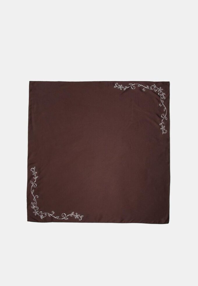 Écharpe avec détail mors