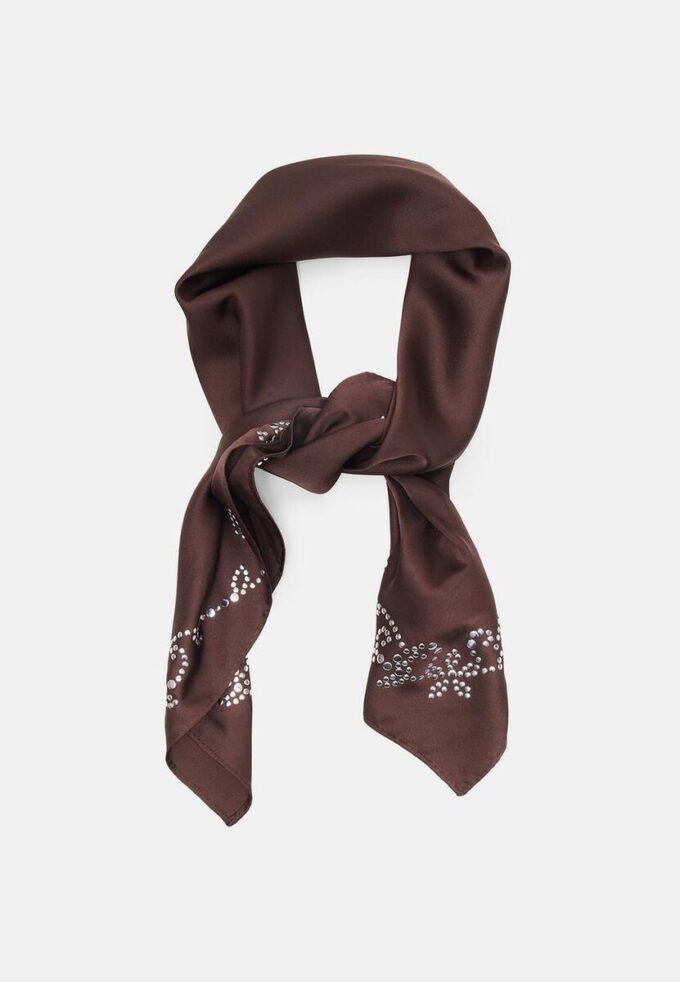 Écharpe avec détail mors