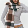 Écharpe à carreaux