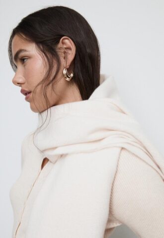 Écharpe en fil brossé