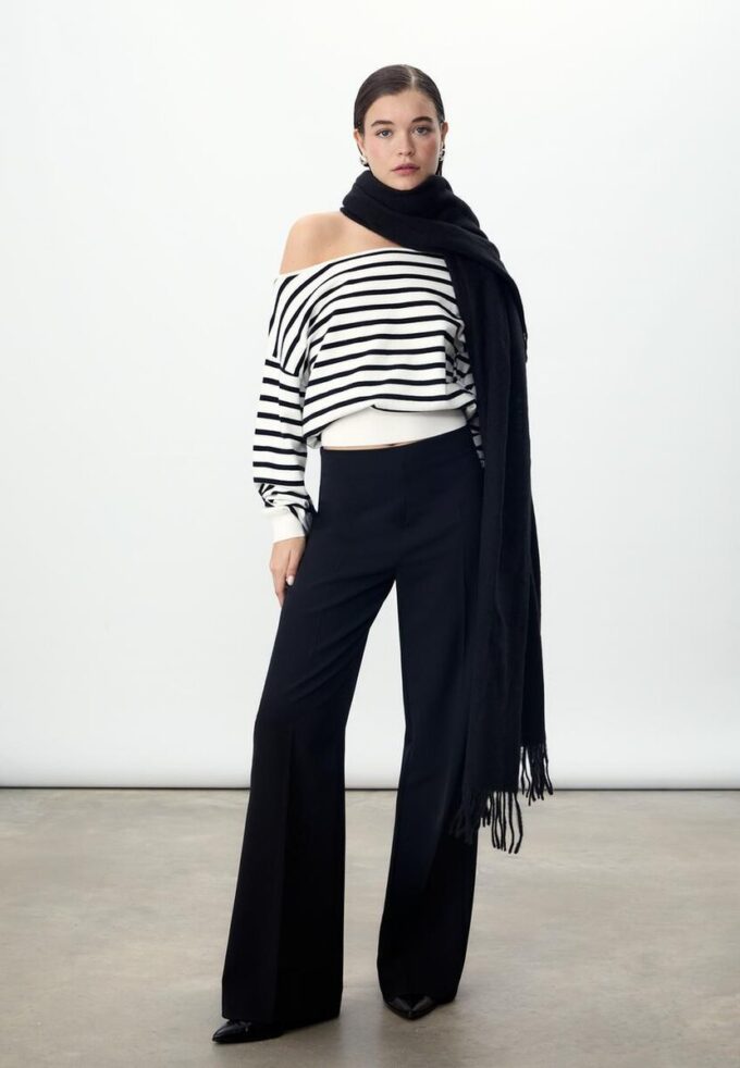 Écharpe en fil brossé