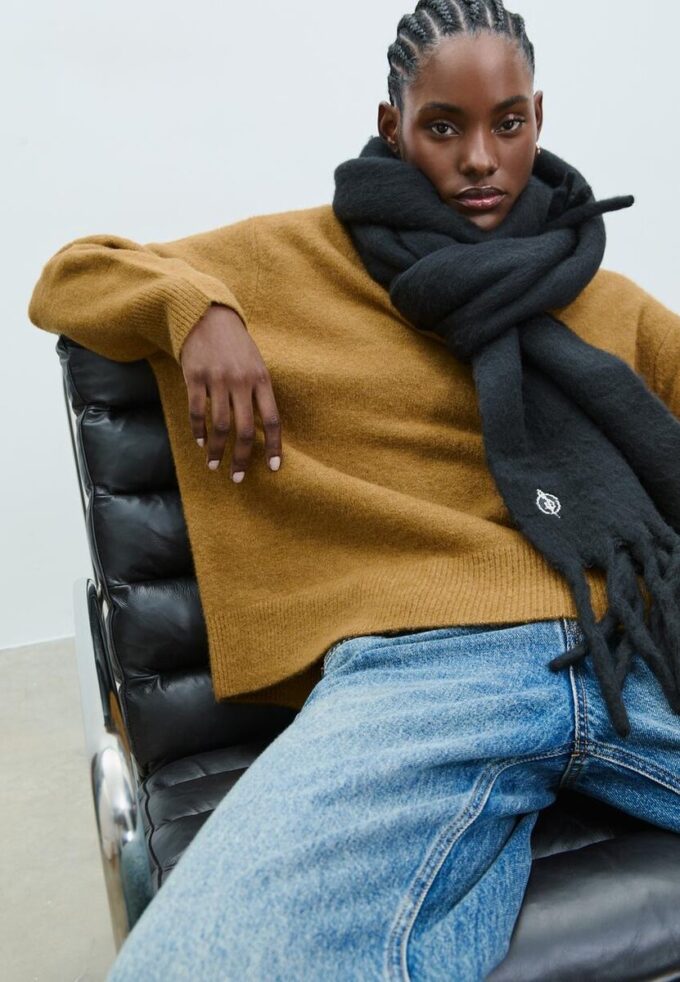 Écharpe unie basique