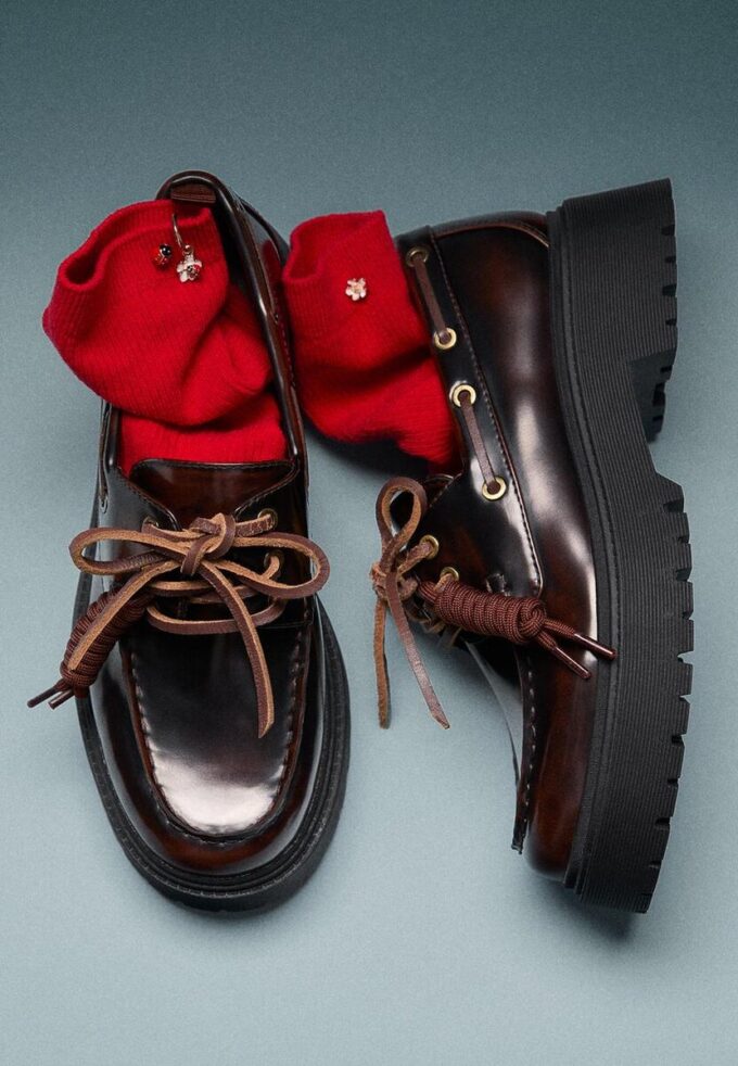 Chaussures bateau à semelle compensée Chaussures bateau à semelle compensée