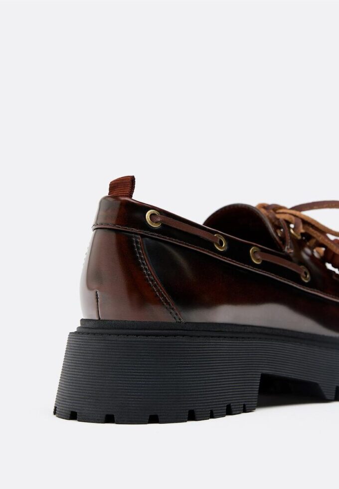 Chaussures bateau à semelle compensée Chaussures bateau à semelle compensée