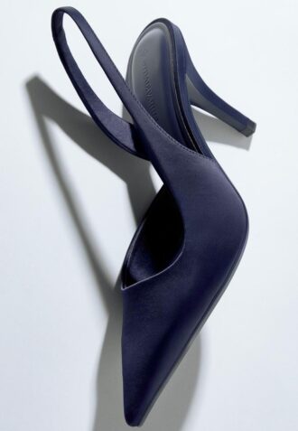 Chaussures à talons effet satin