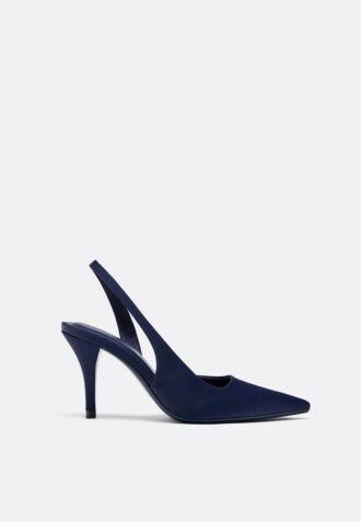 Chaussures à talons effet satin