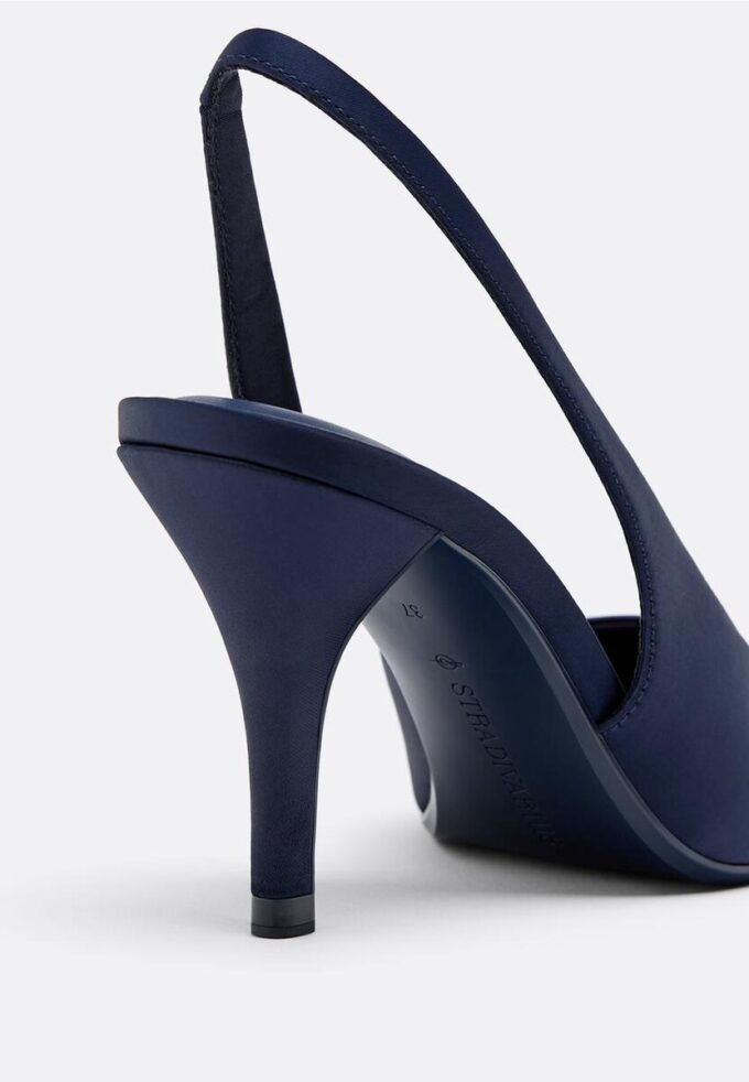 Chaussures à talons effet satin