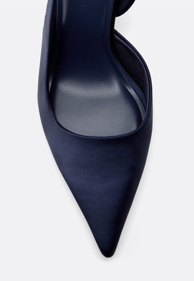 Chaussures à talons effet satin