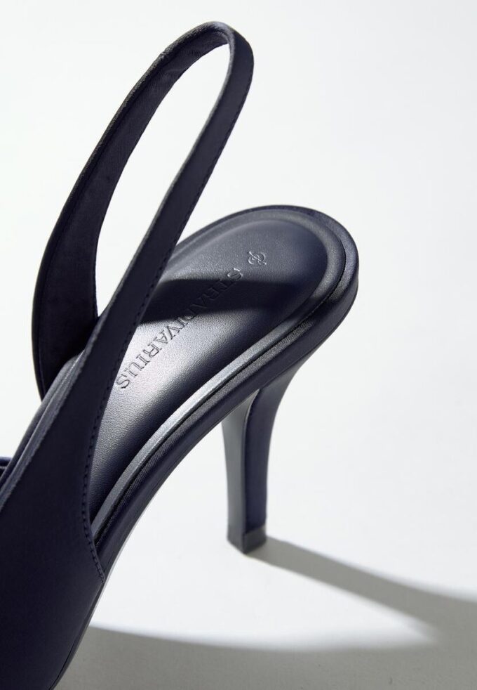 Chaussures à talons effet satin