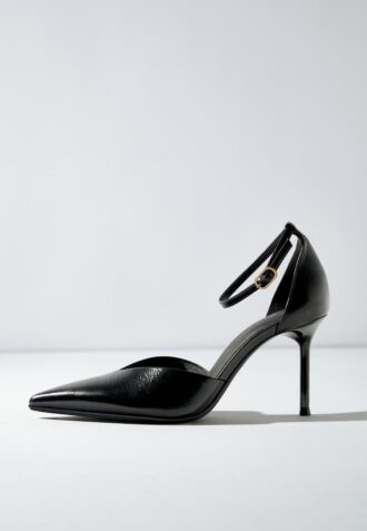 Chaussures à talons en cuir