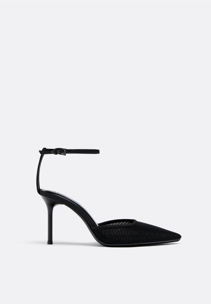 Chaussures à talons en maille