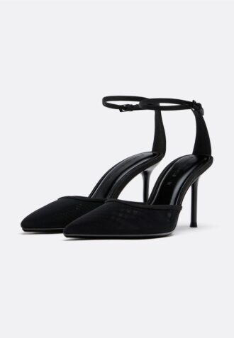 Chaussures à talons en maille