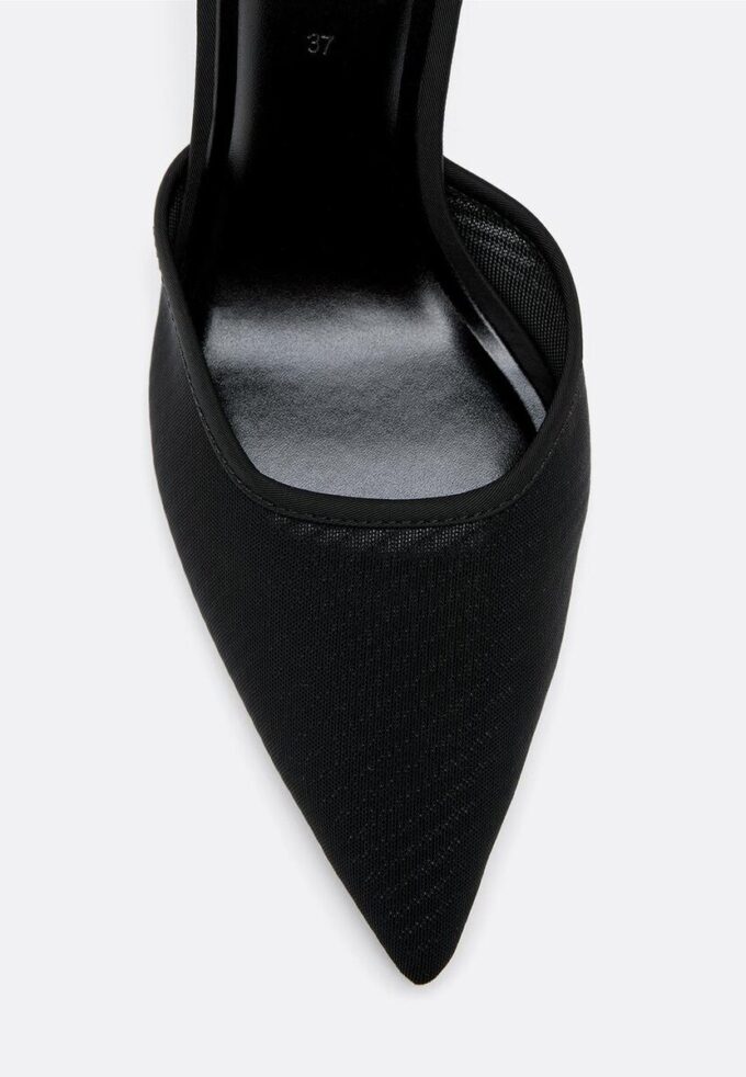 Chaussures à talons en maille