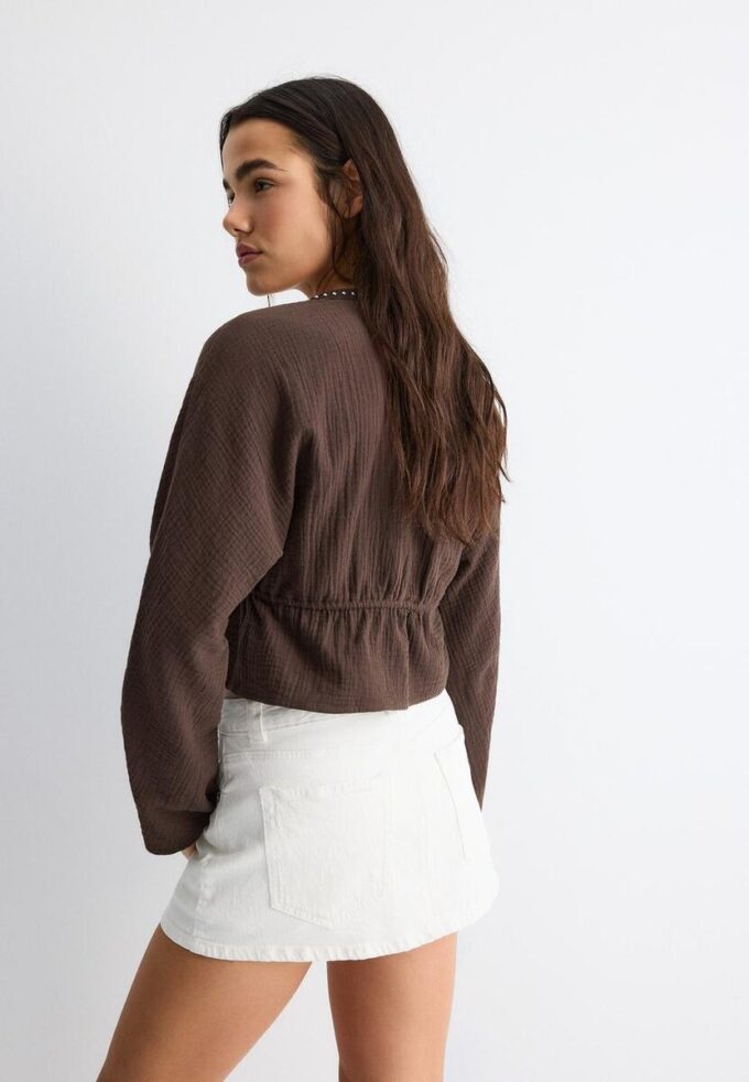 Chemise ajourée cloutée Chemise ajourée cloutée