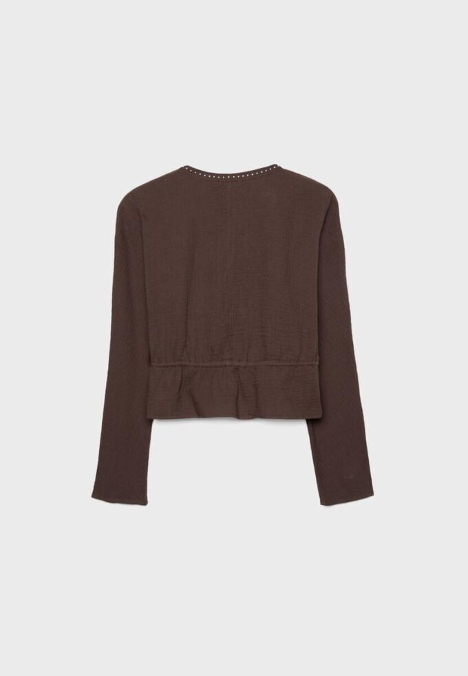 Chemise ajourée cloutée Chemise ajourée cloutée