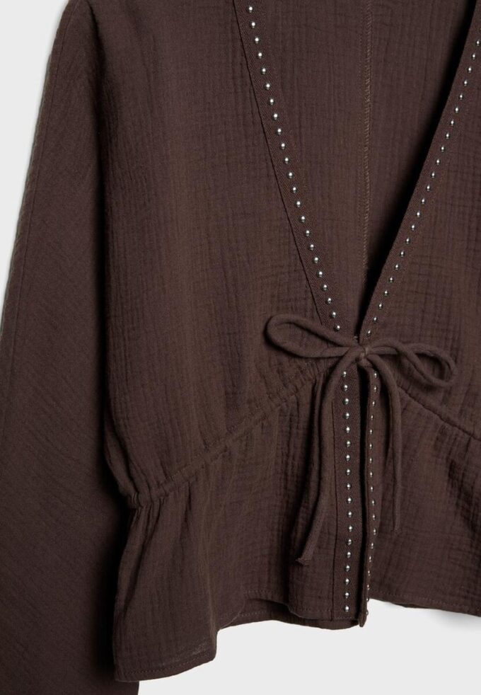 Chemise ajourée cloutée Chemise ajourée cloutée