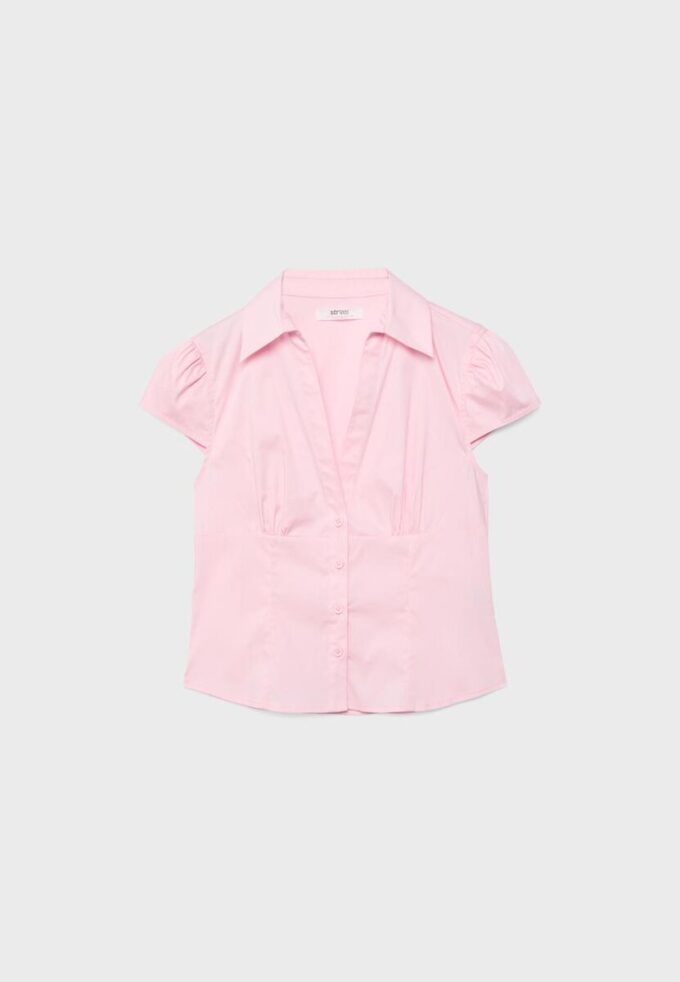 Chemise ajustée à manches courtes Chemise ajustée à manches courtes