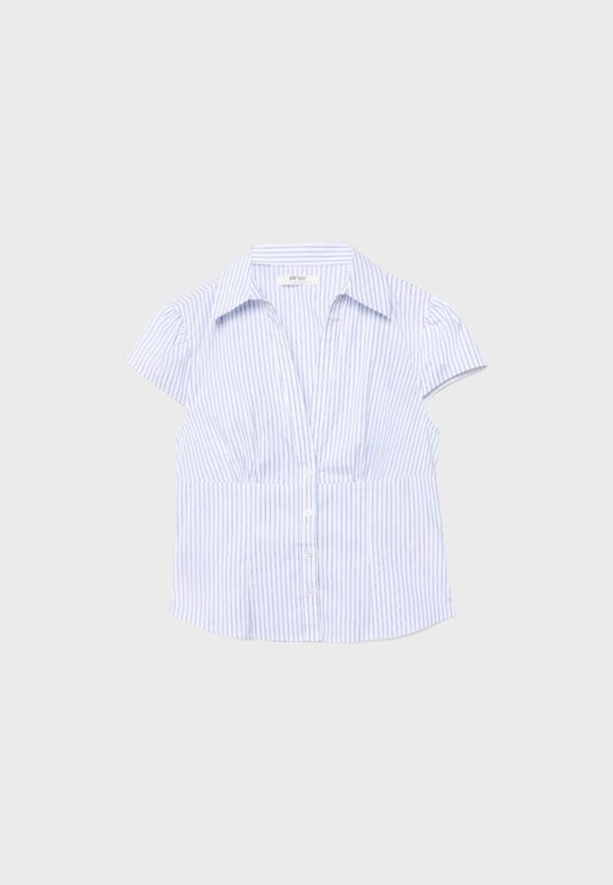 Chemise ajustée à manches courtes Chemise ajustée à manches courtes