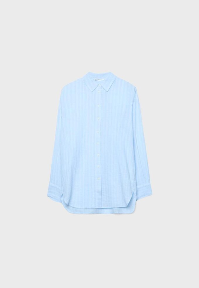 Chemise basique en double tissu