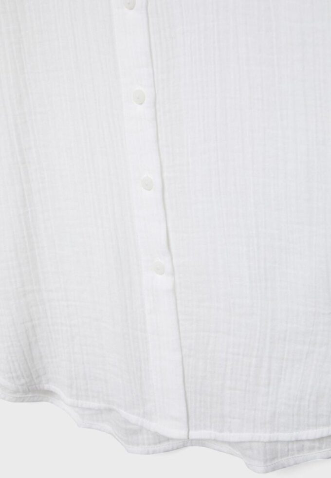 Chemise basique en double tissu