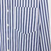 Chemise basique en popeline rayée avec poche