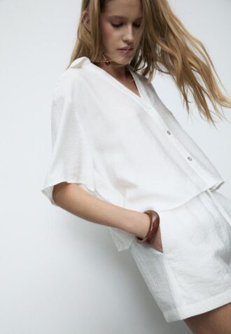 Chemise fluide boutonnée