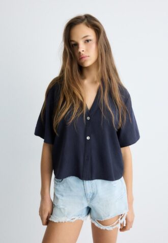 Chemise fluide boutonnée