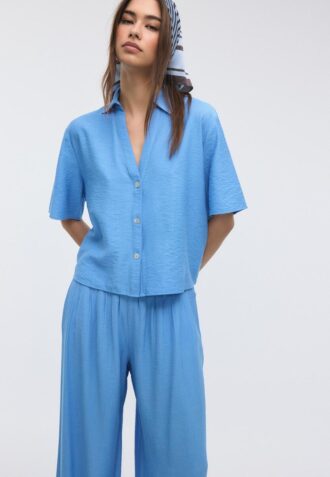 Chemise fluide boutonnée