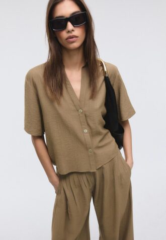 Chemise fluide boutonnée