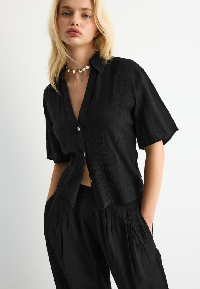 Chemise fluide boutonnée