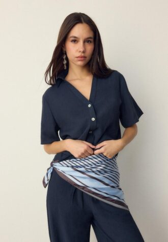 Chemise fluide boutonnée