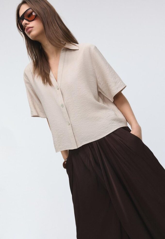 Chemise fluide boutonnée Chemise fluide boutonnée