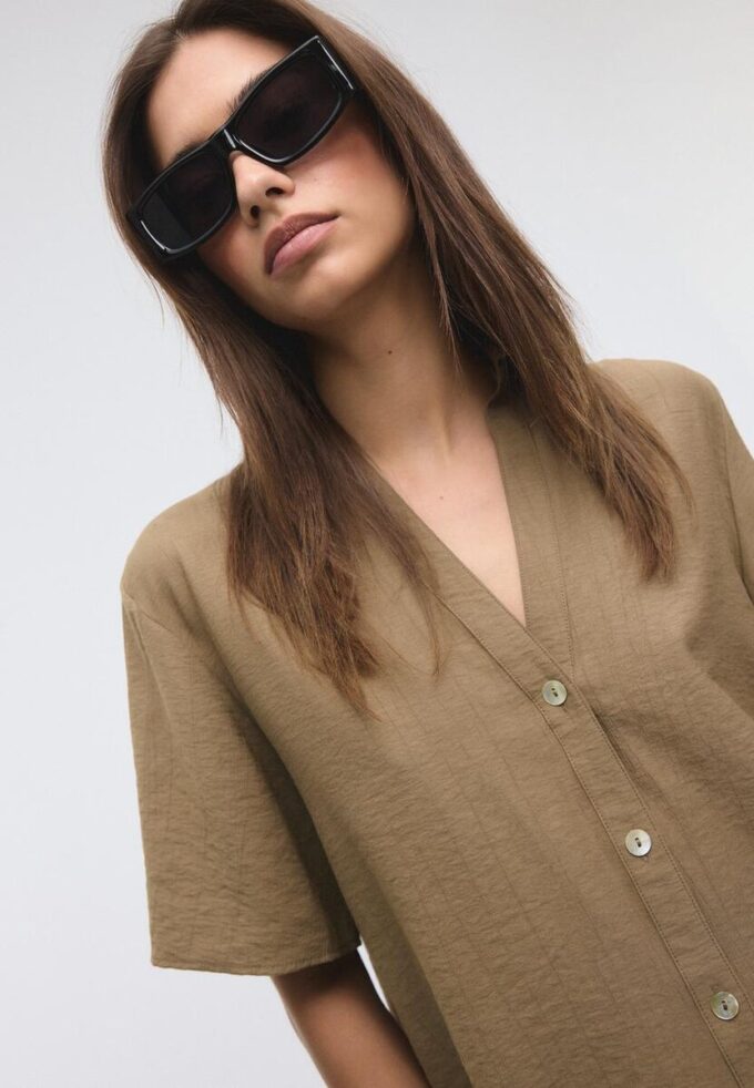 Chemise fluide boutonnée