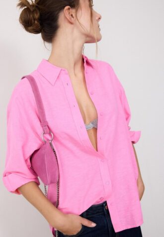 Chemise fluide effet lin