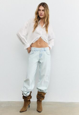 Chemise fluide effet lin