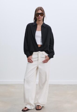 Chemise fluide effet lin