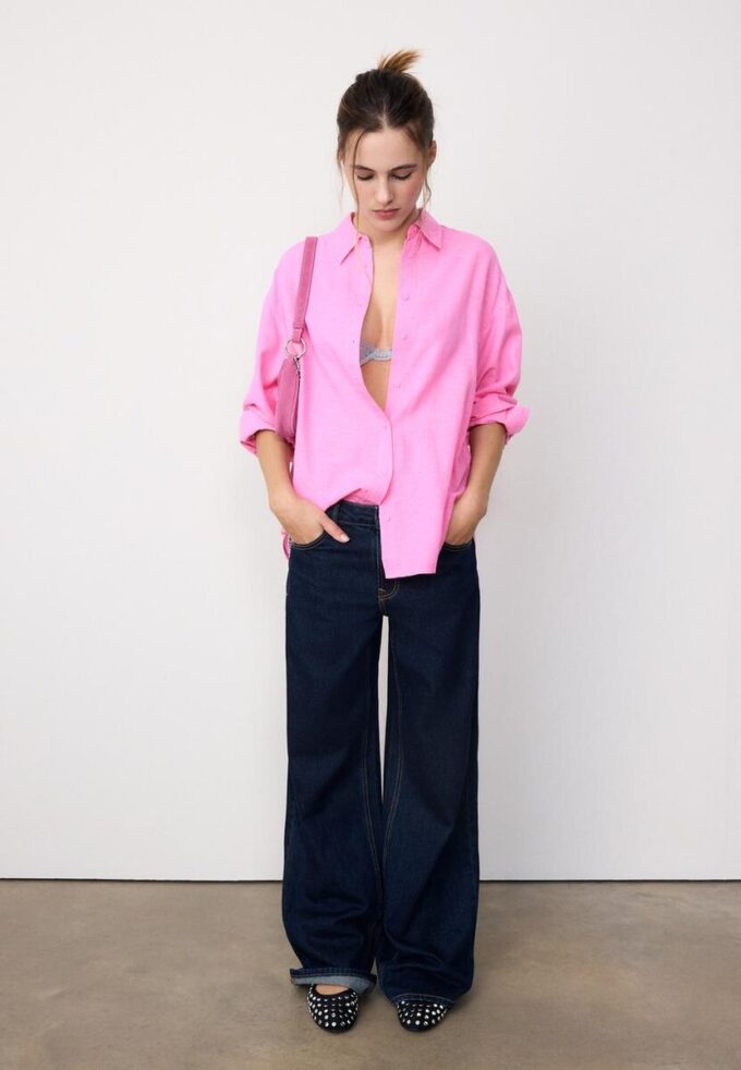 Chemise fluide effet lin Chemise fluide effet lin