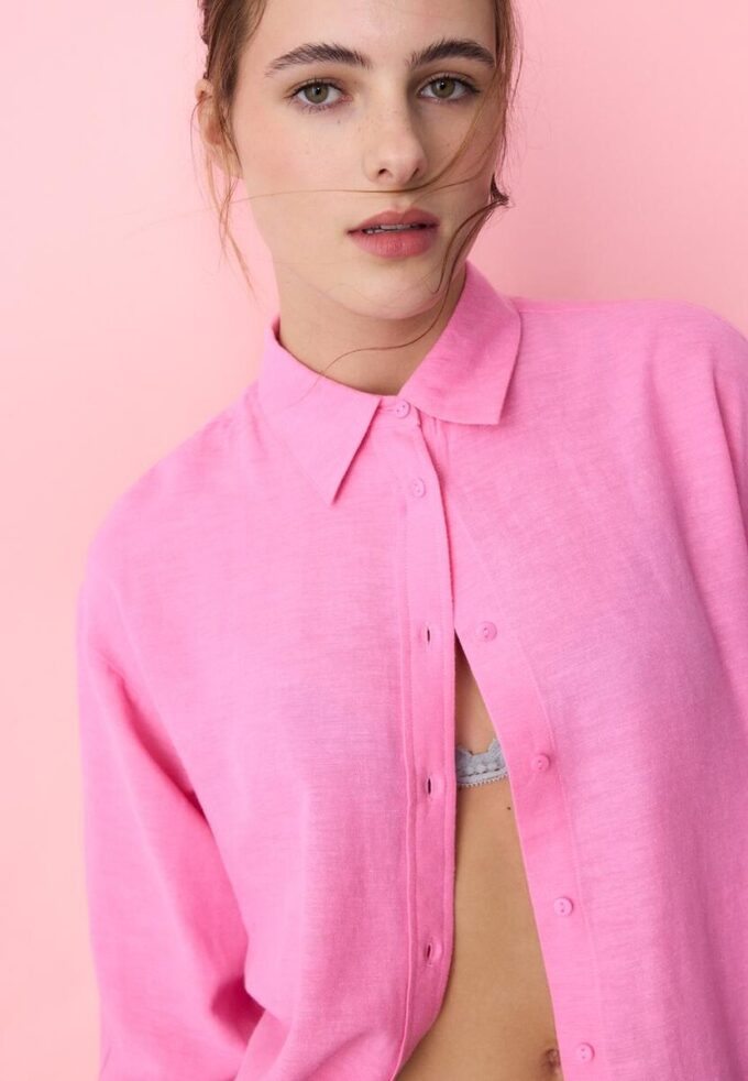 Chemise fluide effet lin Chemise fluide effet lin