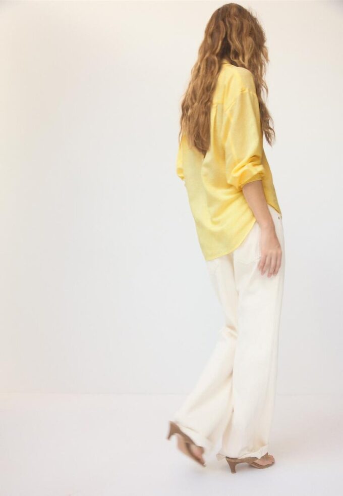 Chemise fluide effet lin