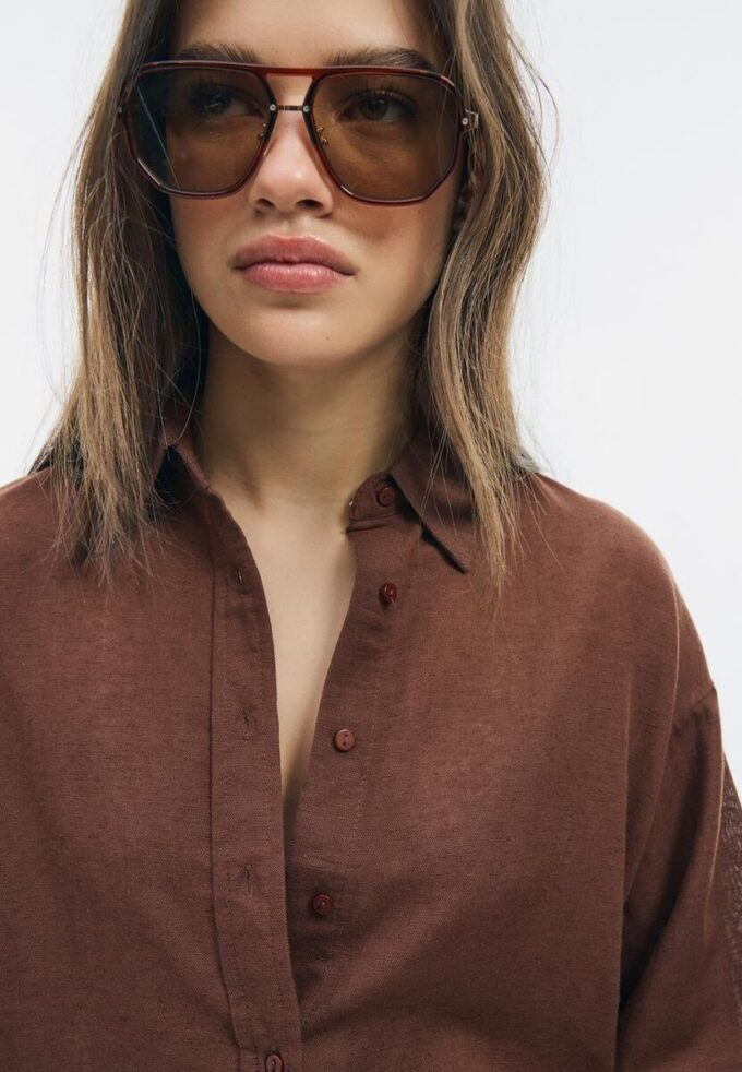 Chemise fluide effet lin Chemise fluide effet lin