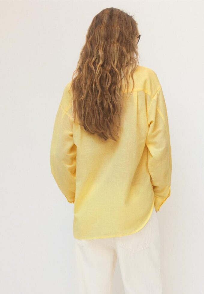 Chemise fluide effet lin