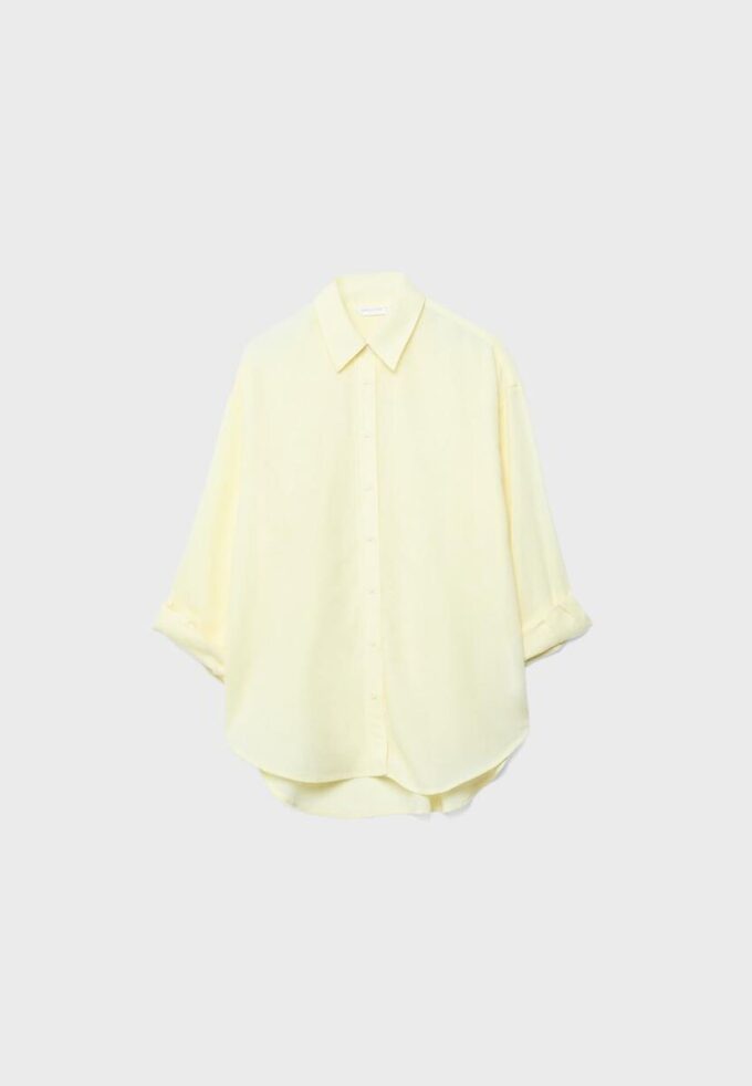 Chemise fluide effet lin