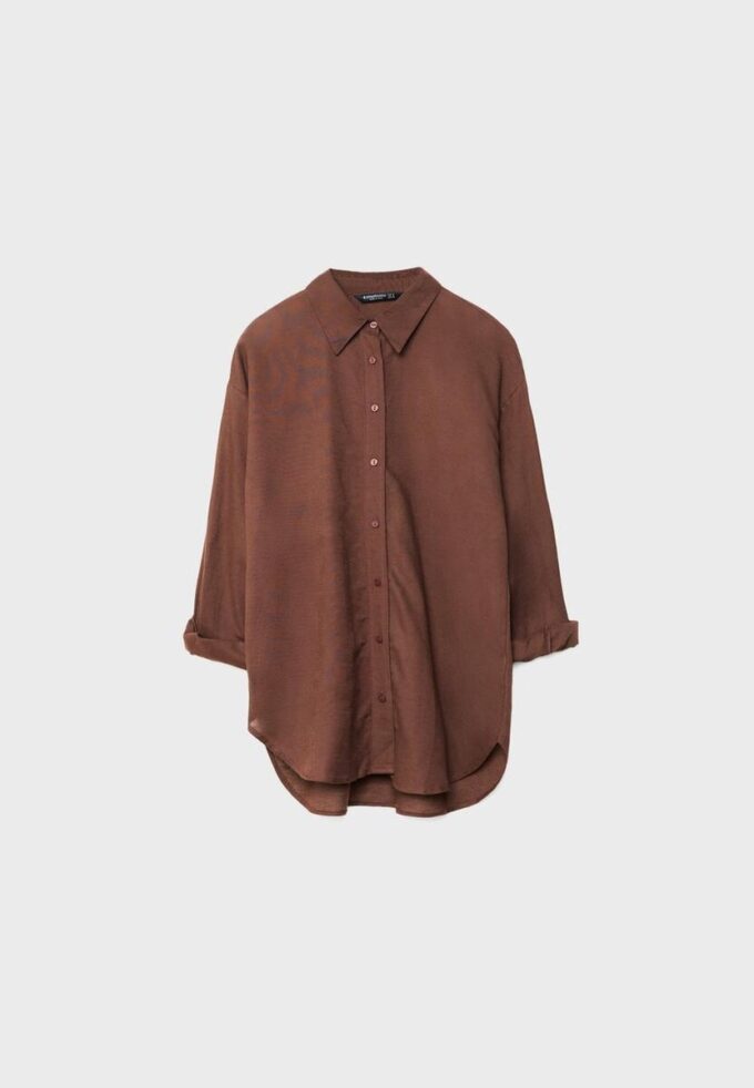 Chemise fluide effet lin Chemise fluide effet lin