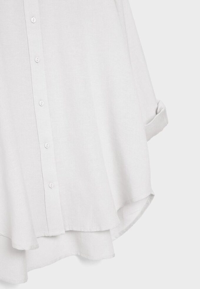 Chemise fluide effet lin