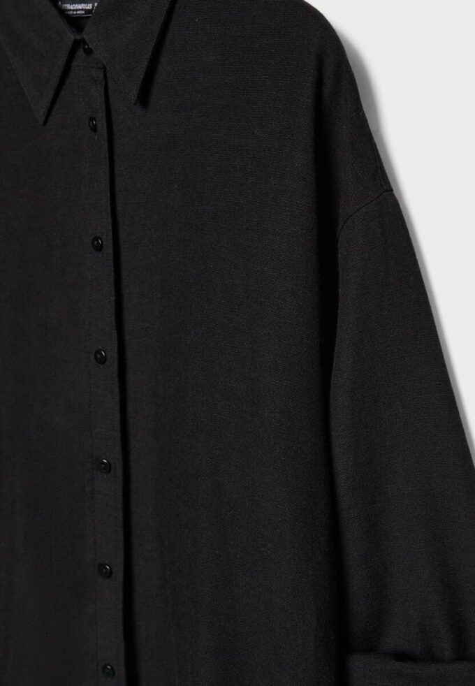 Chemise fluide effet lin