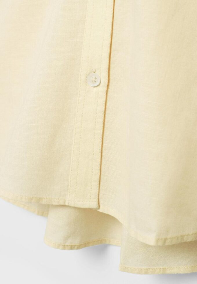 Chemise à manches kimono effet lin Chemise à manches kimono effet lin