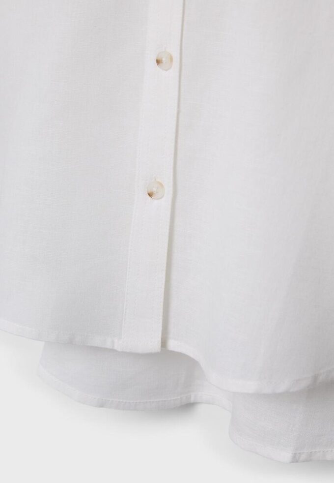 Chemise à manches kimono effet lin Chemise à manches kimono effet lin