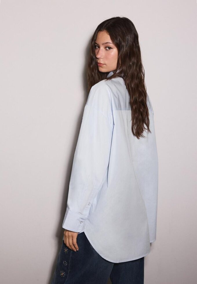 Chemise oversize à clous