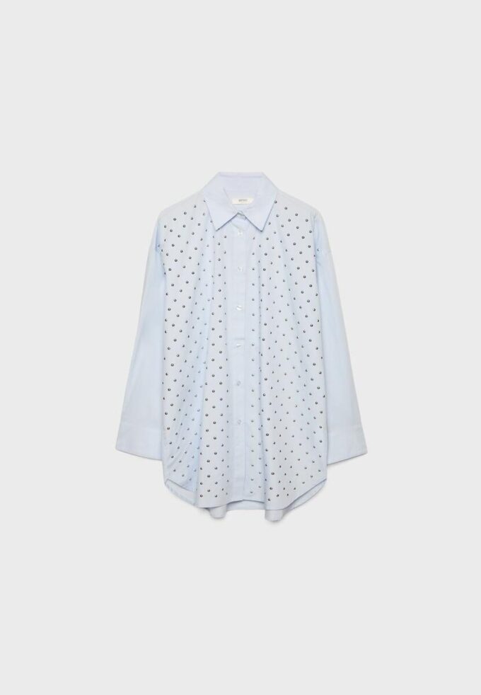 Chemise oversize à clous