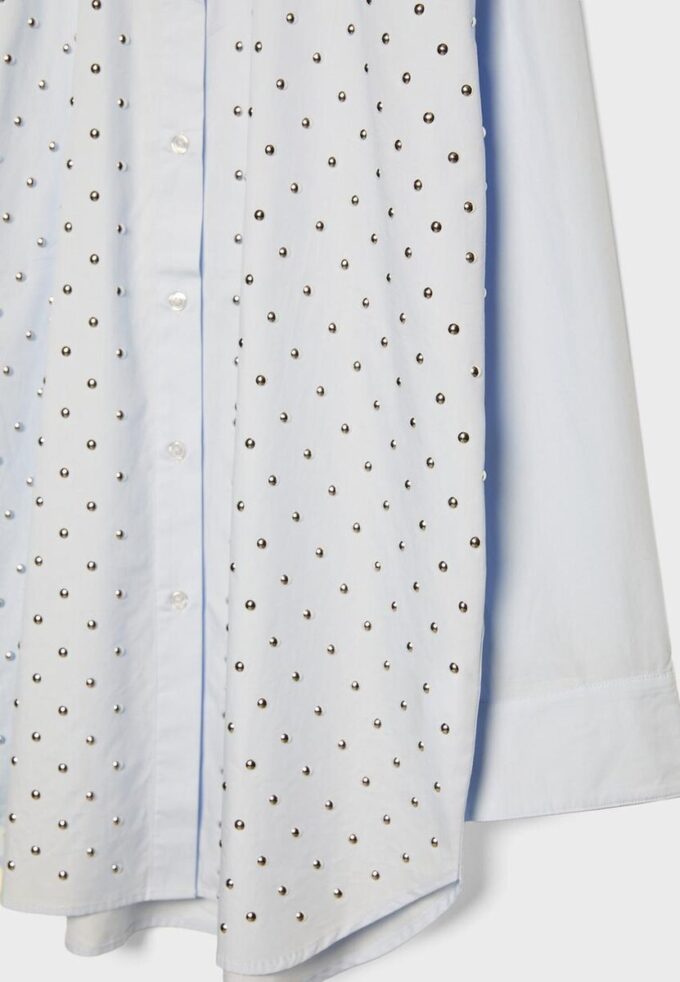 Chemise oversize à clous